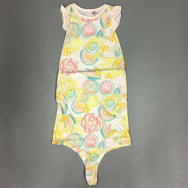 

Summer Style Girl Baby Rompers Flower pattern Knitted Cotton Girl Boutique Clothes Baby Girl romper