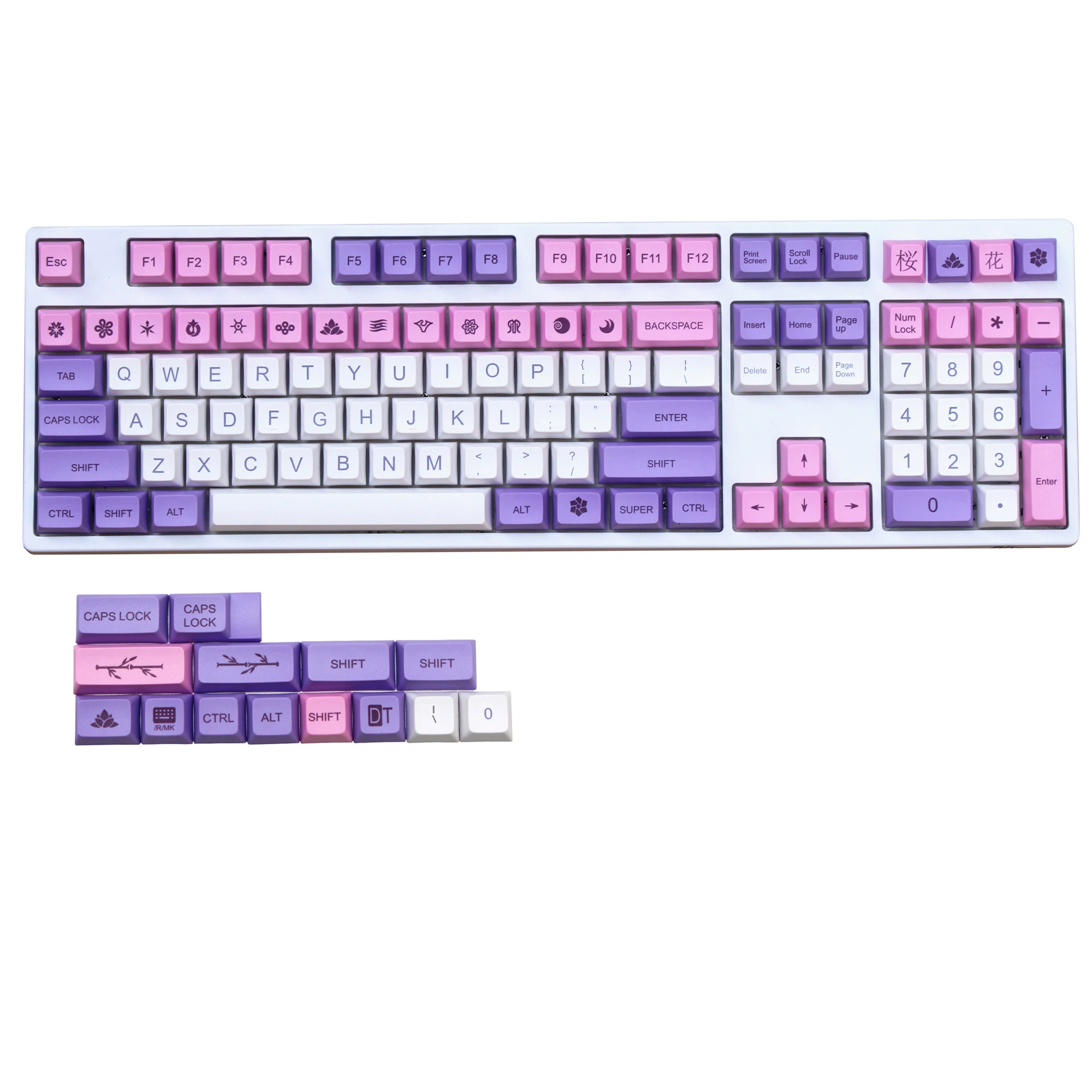 WIANXP XDAS профиль keycap 108/122 клавиш краситель сублимированный filco/DUCK/Ikbc MX Переключатель механическая клавиатура keycap, только keycaps