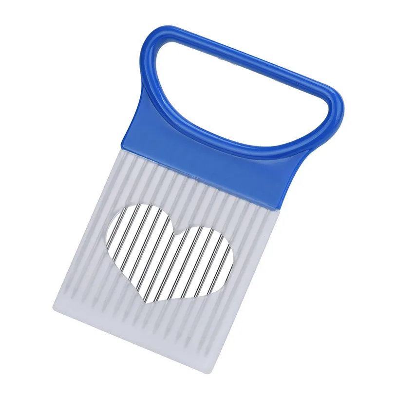 1PC Kitchen Onion Tomato Vegetable Slicer Cutting Aid Guide Holder Fruit Slicing Cutter Gadget Tools Wholesale noFB19 (26)