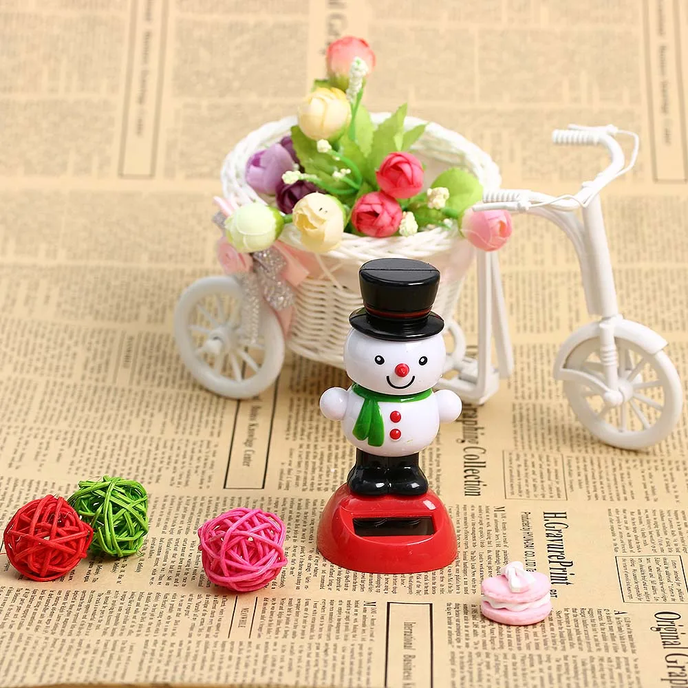1 шт. милые солнечные танцы качающийся Bobble кукла игрушка автомобиль Рождество дома декоративные аксессуары для автомобиля