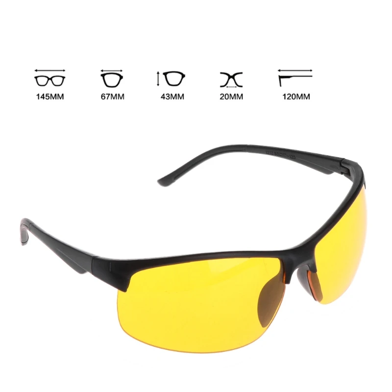 Очки ночного видения, очки для рыбалки, унисекс, уличные солнцезащитные очки, защита UV400, Прямая поставка