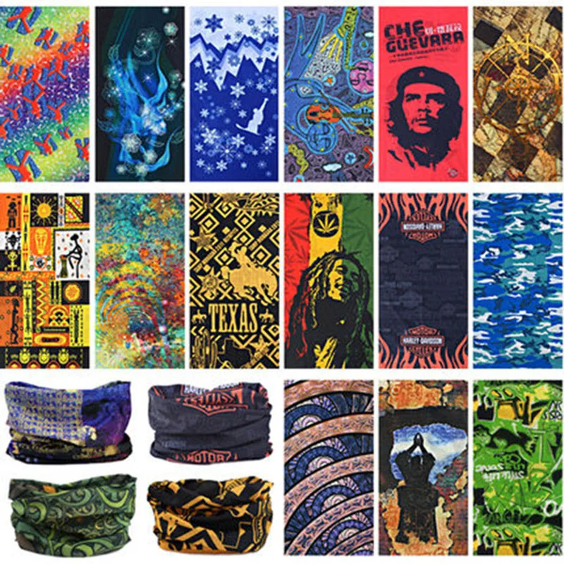 

3D Camouflage Buffs Bandana Multifunctional Headwears Seamless Neck Gaiter Skull Bandana Outdoor Ski Headband Sports Balaclava