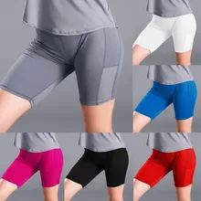 Высокое качество, Женские топы с боковыми карманами, сшитые, фиксированные, тянущиеся, обтягивающие, для фитнеса, бега, йоги, тренажерного зала, ropa mujer, колготки, шорты, Новинка