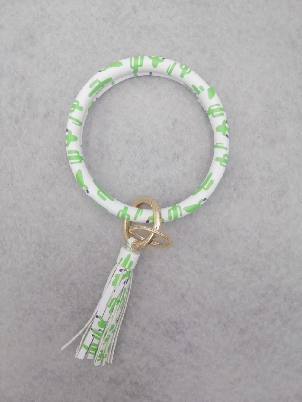 leather bracelet keychain (2)