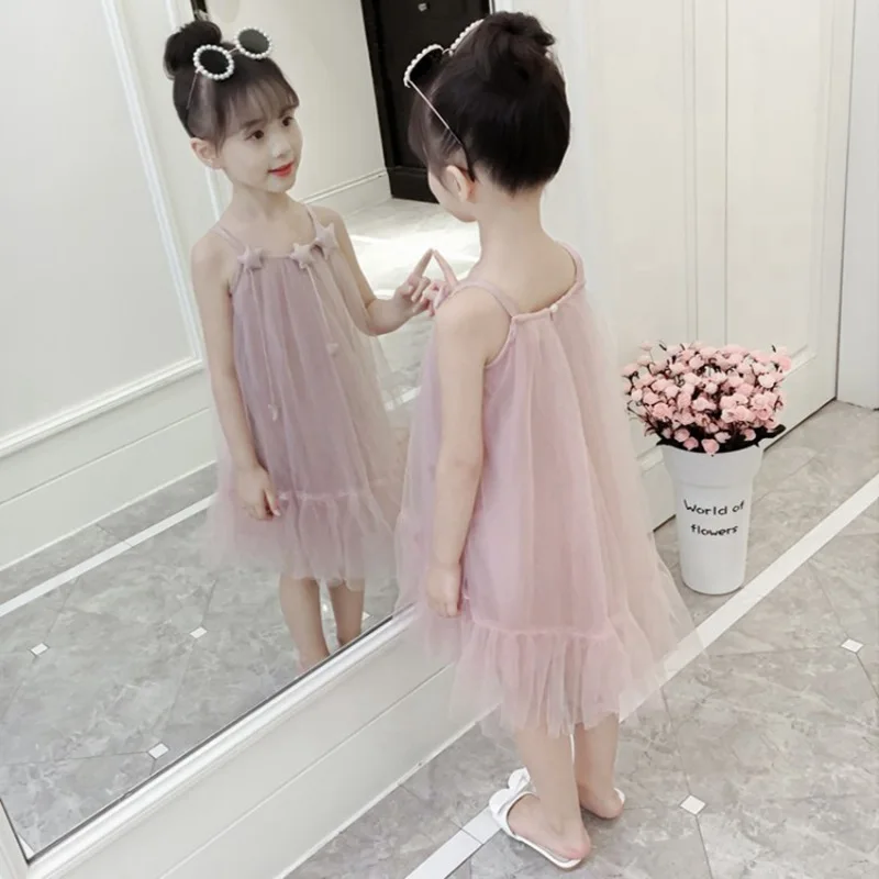 COOTELILI Cute Beach Girl Dress A-Line Baby Girl Dresses For Party And Wedding Costume Children Communion Girls Dresses Clothing (6)