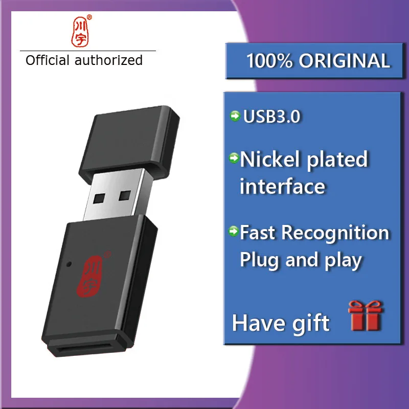 

Kawau USB3.0 Portable TF Micro sd card Reader for computer memory card single card slot Support up to 512GB C308 Card Reader