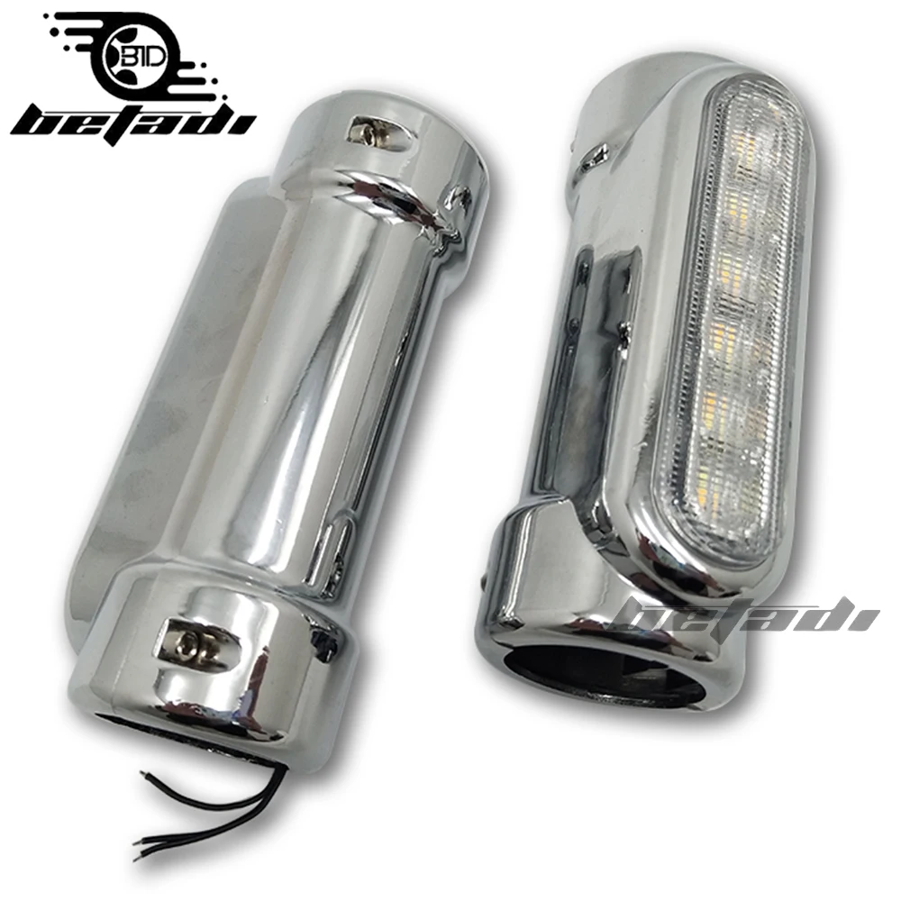 Moto led общего назначения Barre La Route Switchback Conduite lumineux Noir хром для Harley Touring Guard bar light Pour