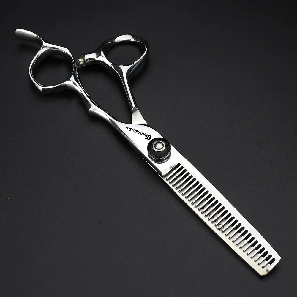 Sharonds 6,0 дюймов Профессиональные Парикмахерские ножницы 440c Тонкие Парикмахерские ножницы - Цвет: Thinning scissors