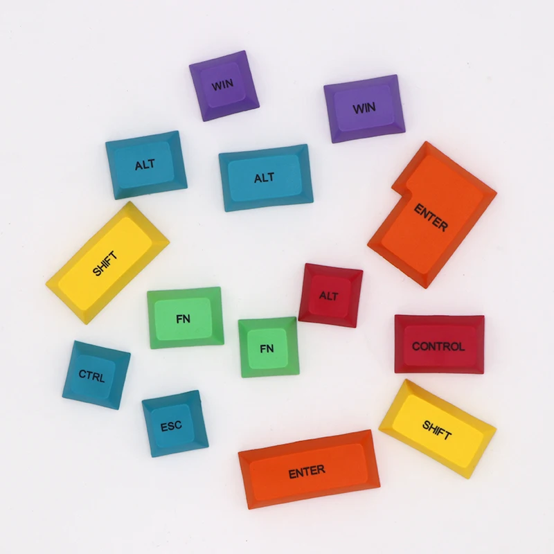 BGKC 29 шт. DSA профиль CMYK цвет Dyesub PBT колпачки для клавиш набор клавиши с клавишами ALT