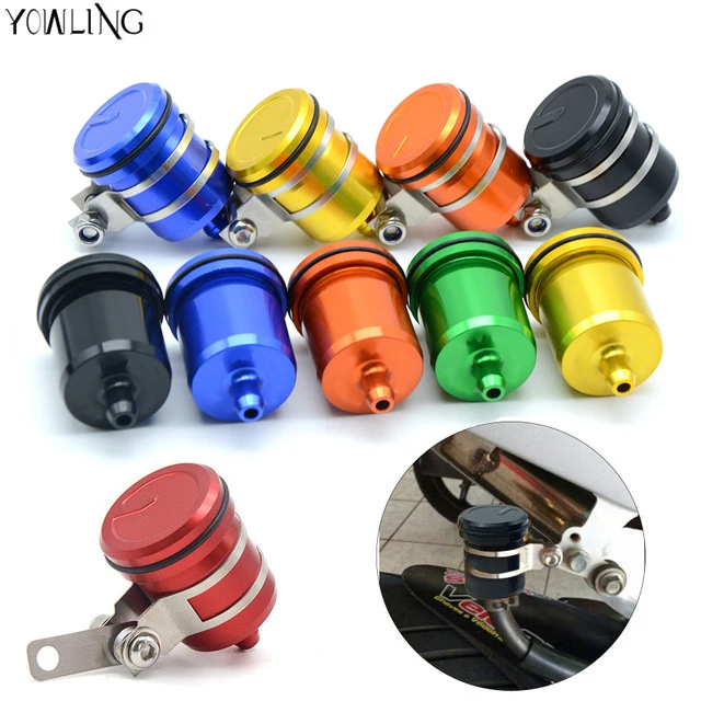 Motorrad Bremsflüssigkeitsbehälter Aluminium - Universal Ölbehälter In Rot