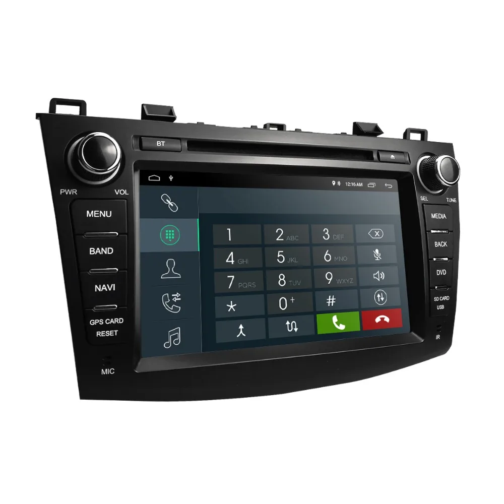Flash Deal New 8" Android8.1 Car DVD Player for Mazda 3 Mazda3 2010-2013 with BT 4G Wifi Radio GPS 2GRAM SWC RDS DVR DAB DTV Mirror-Link 4