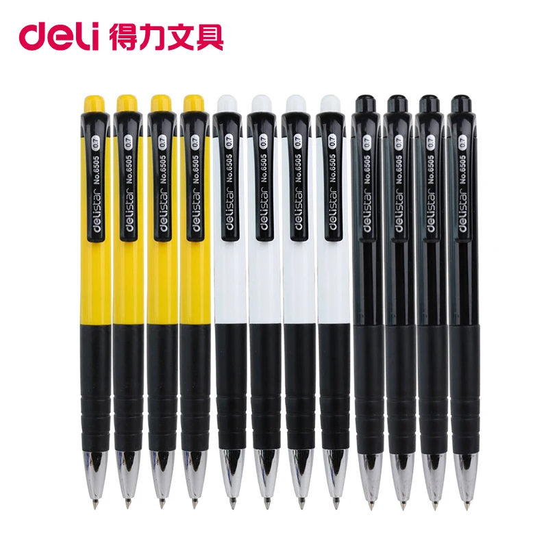 

6PCS DELI 6505 Ballpoint Pen 0.7 MM Ballpoint Pen Blue Ink Ballpoint Pen 36PCS