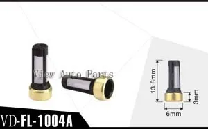 100 шт. Инжектор топлива микро Корзина Фильтр, пригодный для asnu03c инжектор ремонтные комплекты Размеры 6*3*12 мм vd-fl-1001