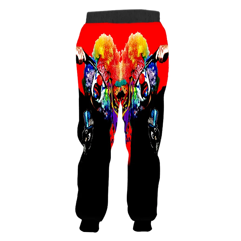 OGKB осенние мужские спортивные штаны Новые брюки с эластичной резинкой на талии 3D принтом клоуна и динозавра хип-хоп плюс размер 5XL мужские