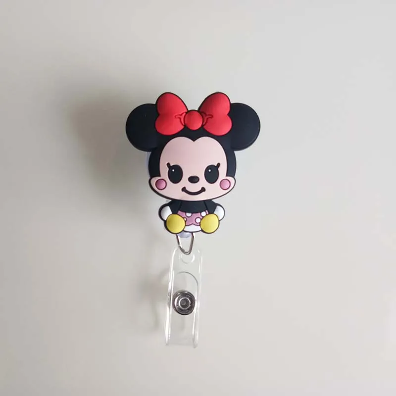 New Cartoon Colorful Retractable Pull Badge Reel ID Lanyard Name Tag Card Nurse Badge Holder lovely Kids Reels