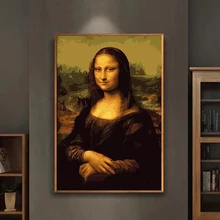 Картина по номерам художественная краска по номерам Diy известная картина Мона Лиза ручной работы цвет украшение картина маслом paintin