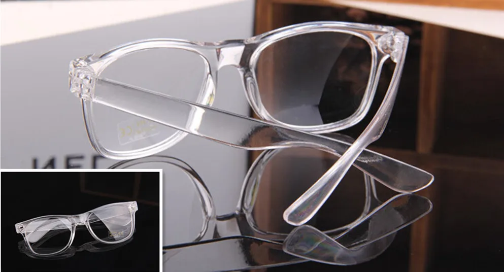 

Fashion Eyeglass Frame Vintage Transparent Glasses Retro UV400 Plain Lens Optic