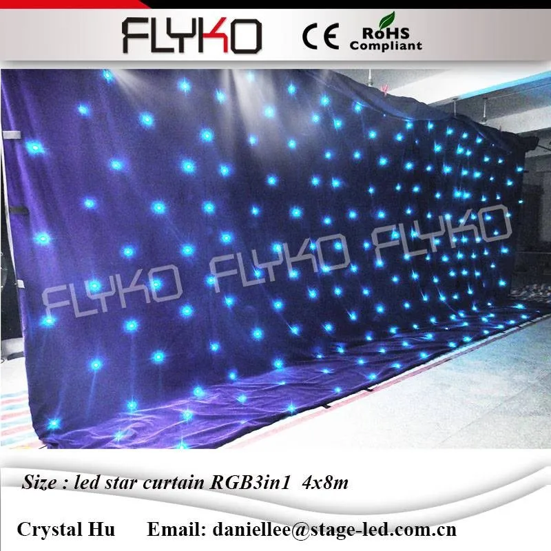 LED star curtain 4x8m297