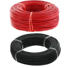 Cable de silicona de 10 metros para control remoto de juguetes, cableado de lote de gran calidad de mediadas de longitud 5 m, rojo y 5m, color negro, 10, 12, 14, 16, 18, 20, 22, 24 y 26 awg