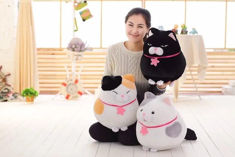 1 шт. 30 см blessding cat милый Жирный Кот плюшевые игрушки мягкие куклы детские игрушки в виде животных подарки на день рождения