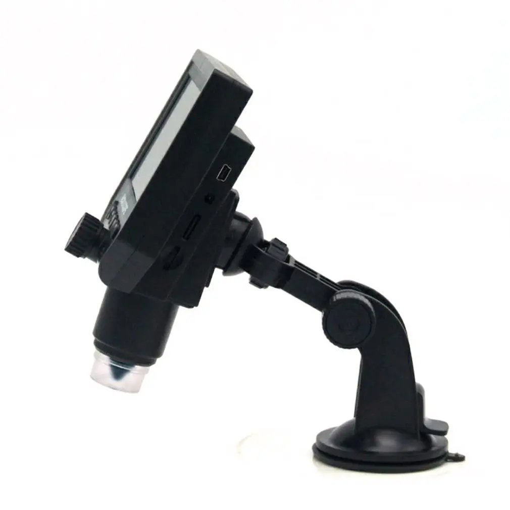 Microscope, G600 HD Mobile Phone Repair Microscope 4.3 Inch 600X Digital Electron Microscope(Black