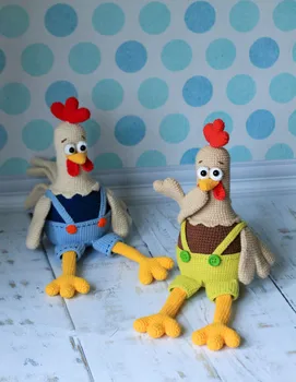 

Kukaresha rooster toy crochet doll