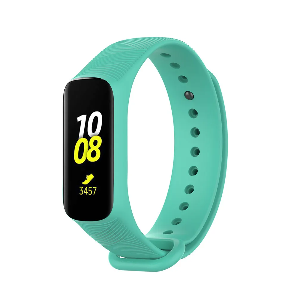 Sport Silicone Strap For Samsung Galaxy fit-e SM-R375 Smart Band Watchband Adjustable Replacement Wristband Rubber Bracelet Belt