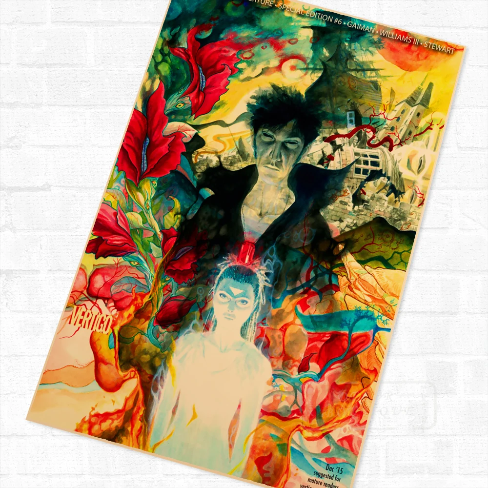 

The Sandman Overture Comics Wall Mural Poster Decorative DIY Wall Canvas Painting Stickers Home Posters Bar Art Decor