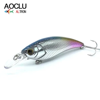 

AOCLU wobbler Jerkbait 6 Colors 60mm 7.4g Hard Bait Minnow Fishing lures Bass Fresh Salt water VMC hooks tackle
