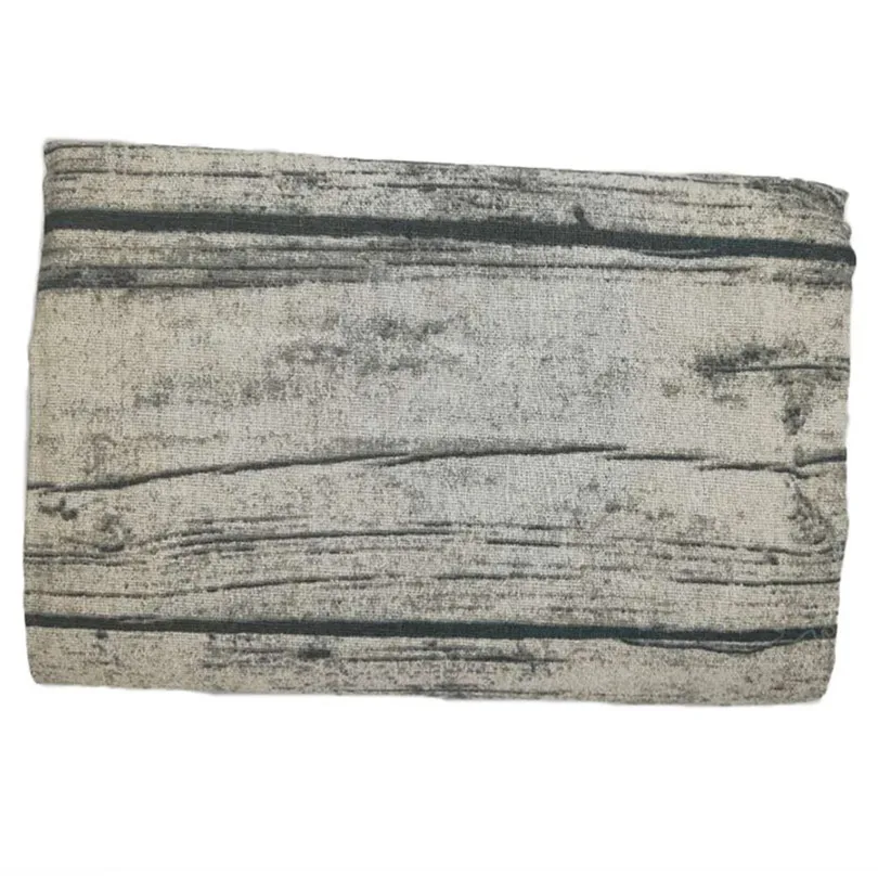 Table Cloth Dining Tablecloth Retro Soft Cotton And Linen Wood Grain Simulation Bark Cloth  #4A03 (5)