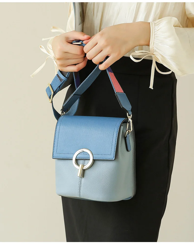 crossbody sacos feminino colorido mini saco de balde de pele para senhora