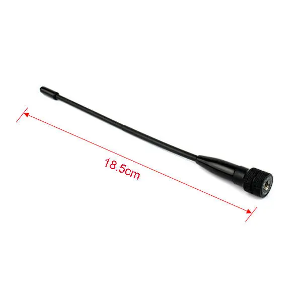 Черный SMA M 50 Вт мягкая антенна двухдиапазонная 133/430 МГц для Baofeng Puxing Wouxun HYT|antenna dual