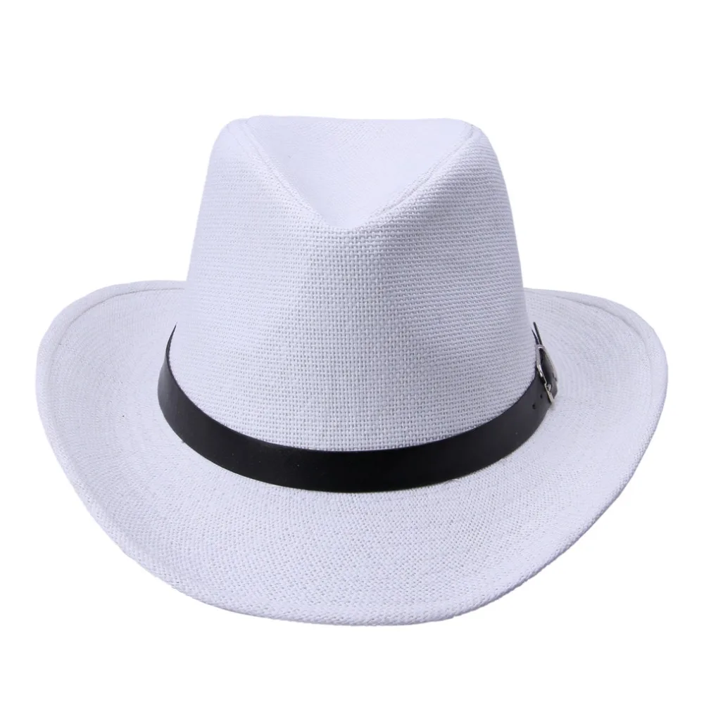 Мужская соломенная шляпа LNPBD 6 цветов летняя в ковбойском стиле 2019|straw hat|straw hat