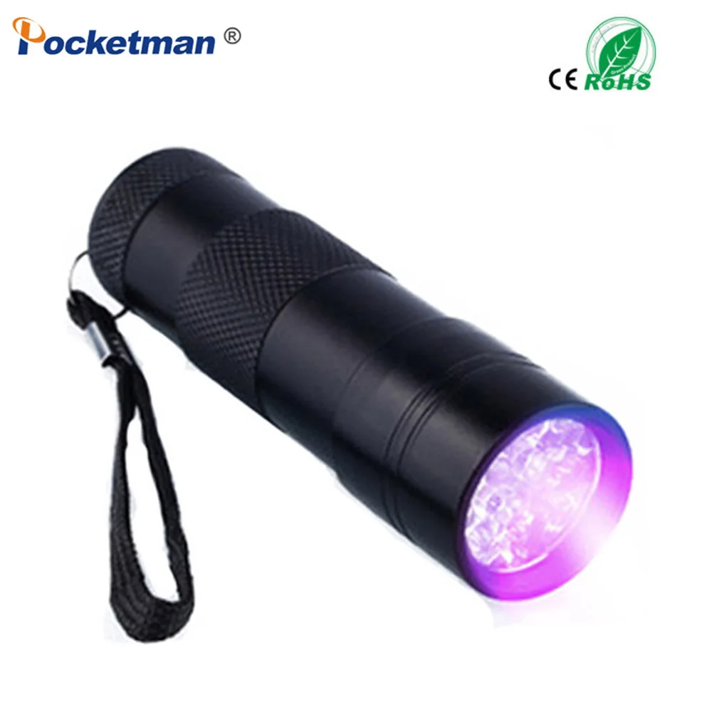 

Mini Portable UV Flashlight Violet Light 9 LED UV Torch Light Flashlight Invisible Ink Marker Detection Torch Light UV Lamp