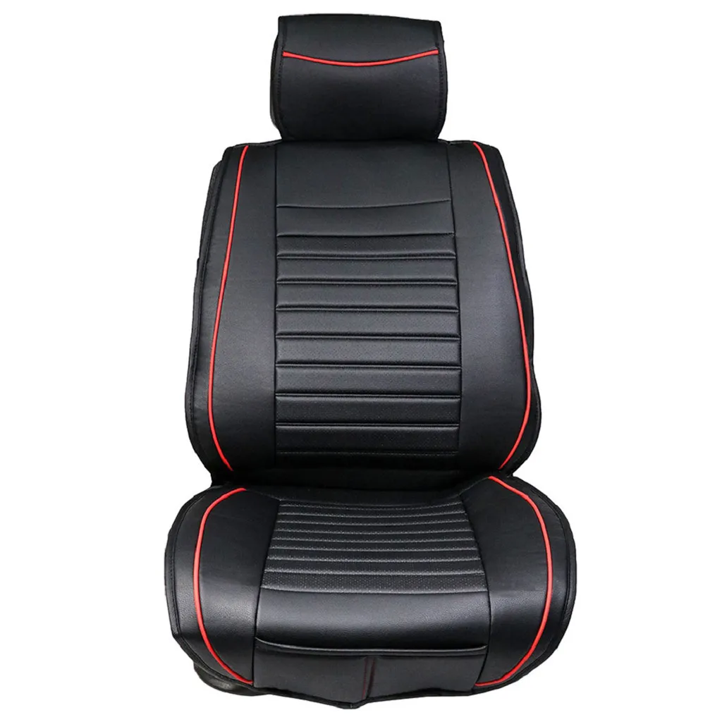 

Automobiles Seat Covers Full Car Seat Cover Universal Fit Interior Accessories Protector Color Black Car-Styling #WL1