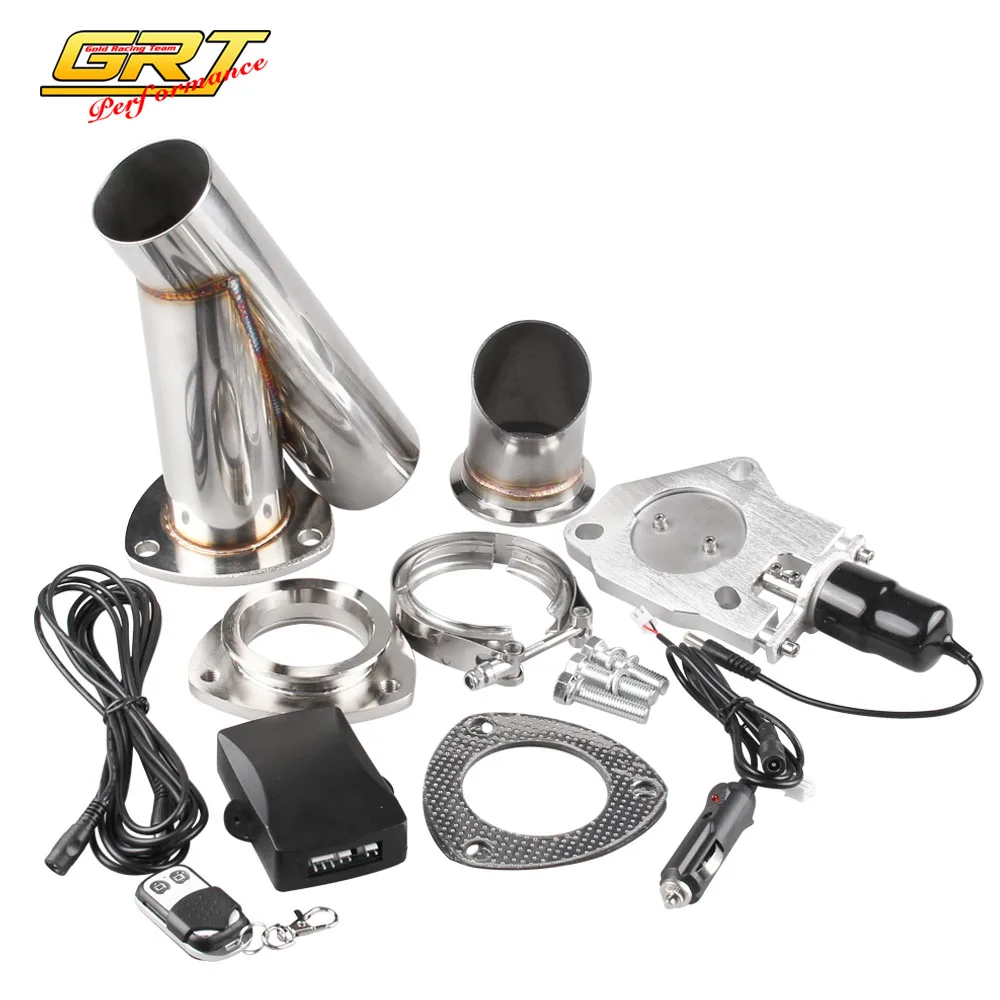 GRT 2" 2.25" 2.5" 3" Electric Stainless Exhaust Cutout Cut Out Dump