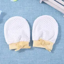 1 Pair Cute Baby Anti Scratching Gloves Protection Face Soft Newborn Mitten