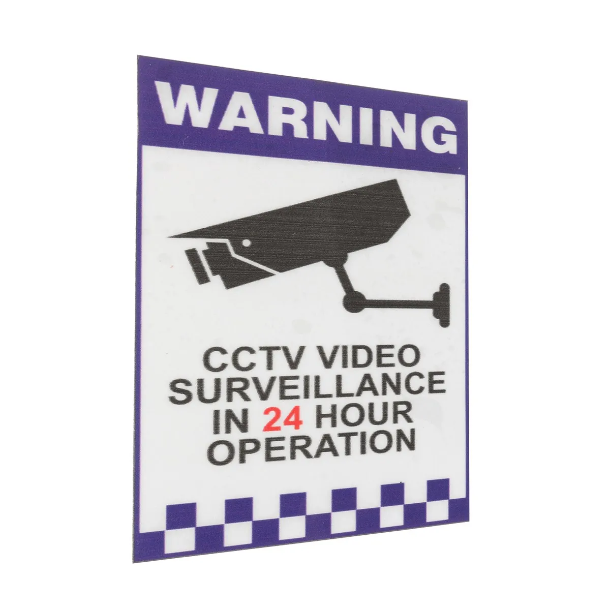 Safurance 24 часа внутреннее Предупреждение CCTV безопасности камеры скрытого видеонаблюдения Наклейка Стикер знак безопасности дома
