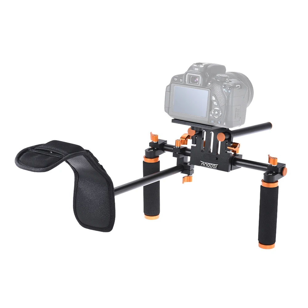 Andoer DSLR камера видеокамера Наплечная установка Ручной Стабилизатор фильм система изготовления для Canon Nikon D6300 D6000 sony A7