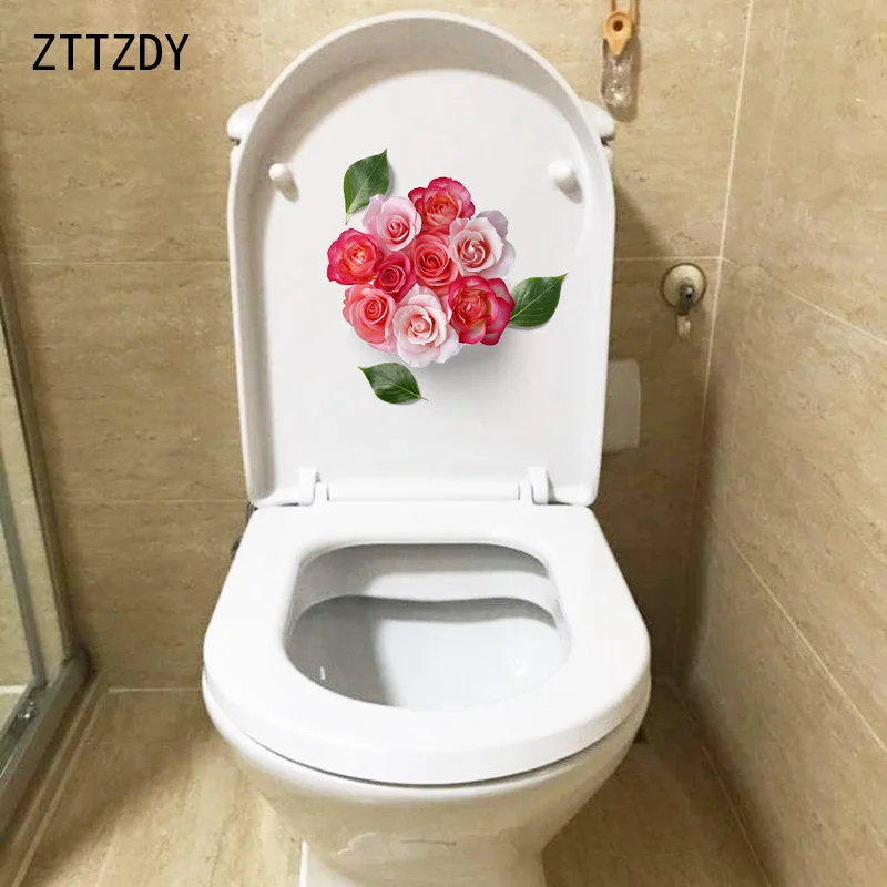 ZTTZDY 20 1*24 3 см красивая роза Настенная Наклейка для спальни декоративная Модная