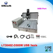 Mini CNC Machinery CNC Milling Machine 3040, woodworking machine with 500w spindle and USB interface, no tax to EU