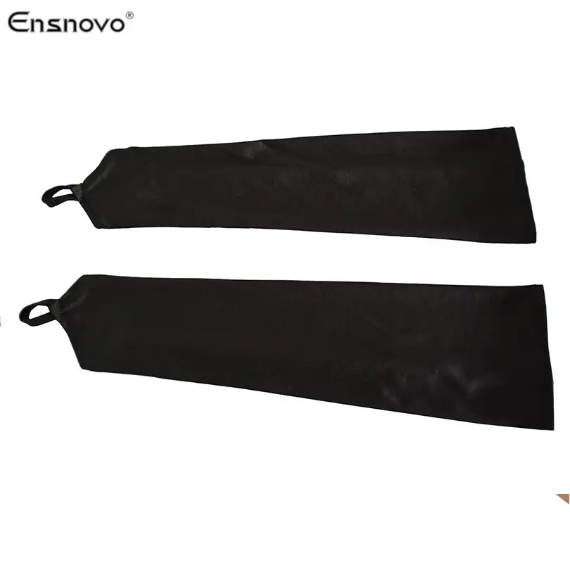 Ensnovo Women 18" Stretchy Spandex Fingerless Over Elbow Opera Long Gloves costume cosplay dance party gloves
