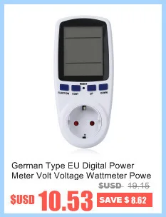 UK Plug power Energy Meter тестовые инструменты цифровой вольтметр ваттметр электронный анализатор мощности Измеритель Энергии измерительная розетка