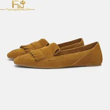 FSJ/новые модные желтые мягкие туфли с узкими ремешками лоферы; сезон лето-осень; повседневные модельные туфли на плоской подошве с круглым носком; слипоны; женская обувь; Размеры 4-16