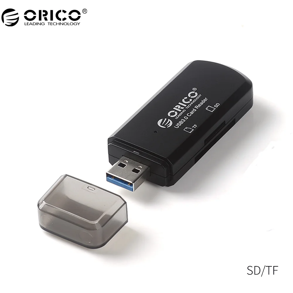 

ORICO CTU33-BK Mini Multifunctional Design USB 3.0 Card Reader For SD/TF - Black