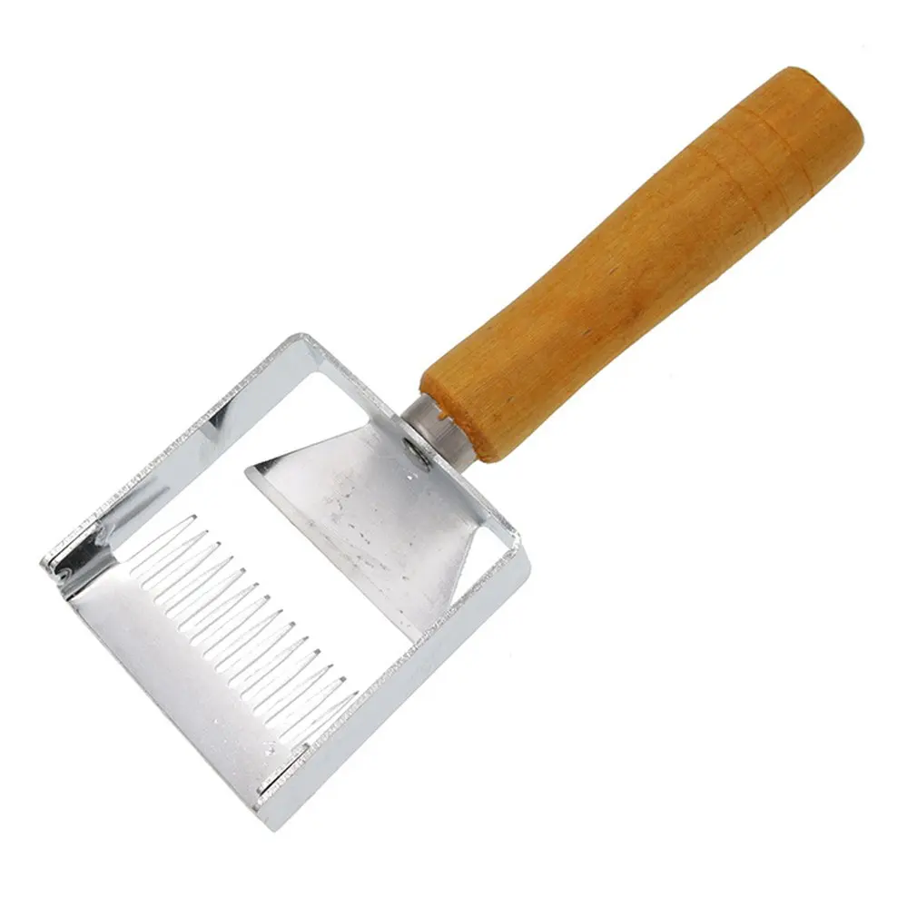 Из нержавеющей стали для пчеловодства инструменты игольчатая Лопата два в одном нож для резки меда вилка для меда нож пасечный приспособление для пчеловодства