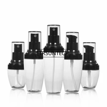 

30ml 60ml 80ml black Lotion Pump Bottle Plastic Cosmetic Bottle Refillable Travel spray Bottle F1333
