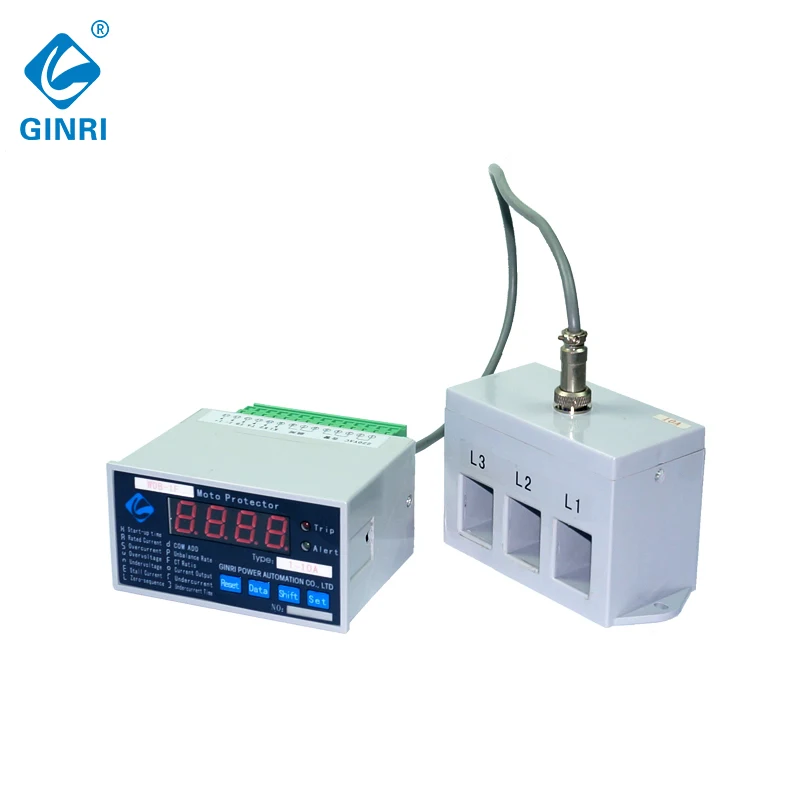 

GINRI Electronic Overload Relay Digital Motor Protection Device Over Current Over Voltage Protection Relays