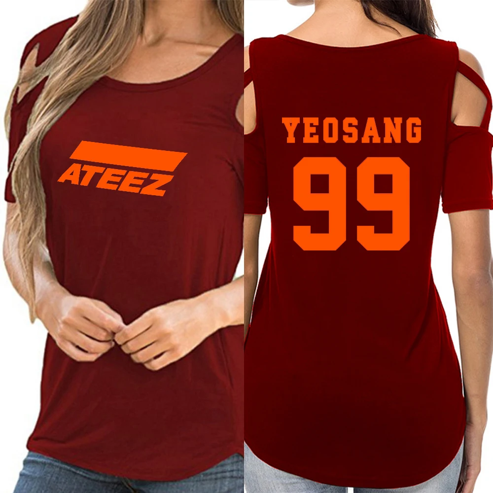 Футболки для женщин, хип-хоп, с открытыми плечами, сексуальная летняя футболка с коротким рукавом, женская уличная мода, Корейская одежда