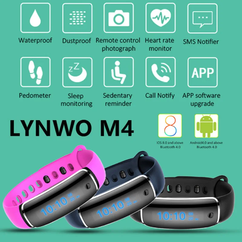 

Smart Watch Men Women Dynamic Heart Rate Blood Pressure Monitor Sleep Tracker Call SMS Reminder IP67 Waterproof Smartwatch Reloj